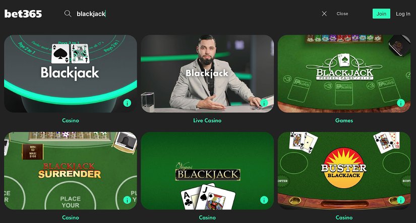 bet365 blackjack