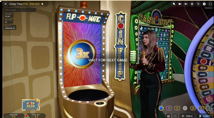 crazy time bonus game